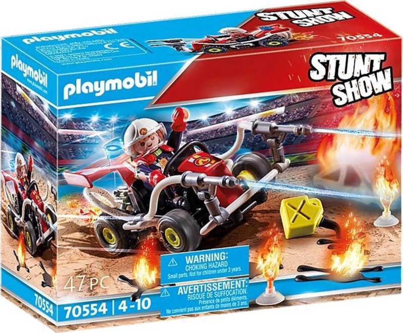 70554 Playmobil Stuntshow Brandweerkart