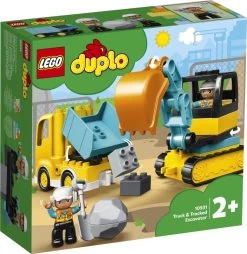 10931 Duplo Truck En Graafmachine