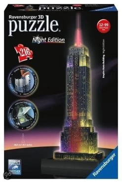 Puzzle 3D Empire State BuildingNight Edition