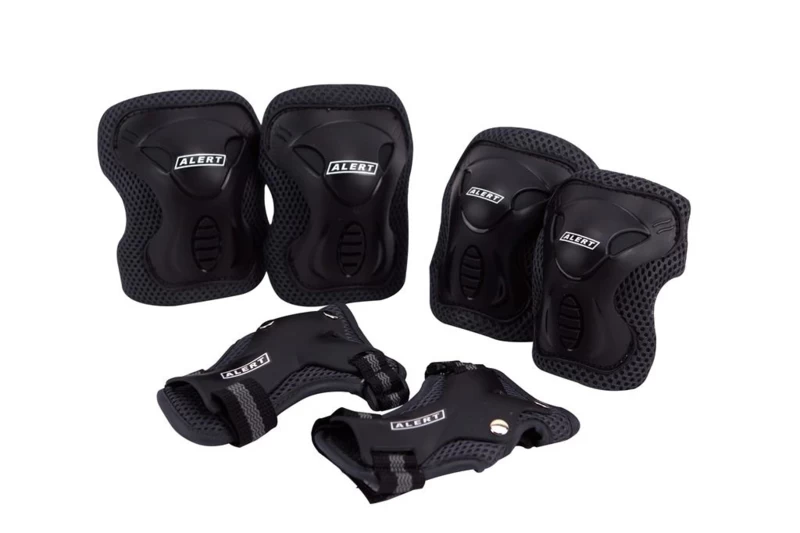 Alert Beschermset 3-Delig Zwart Maat S - Afbeelding 2