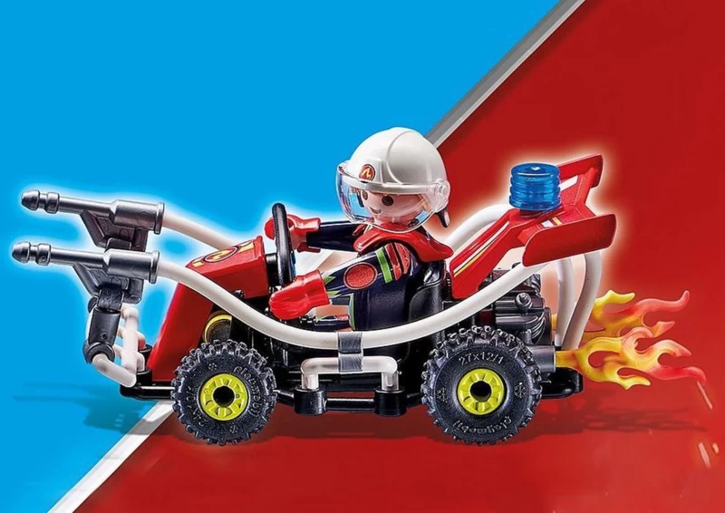 70554 Playmobil Stuntshow Brandweerkart - Afbeelding 2